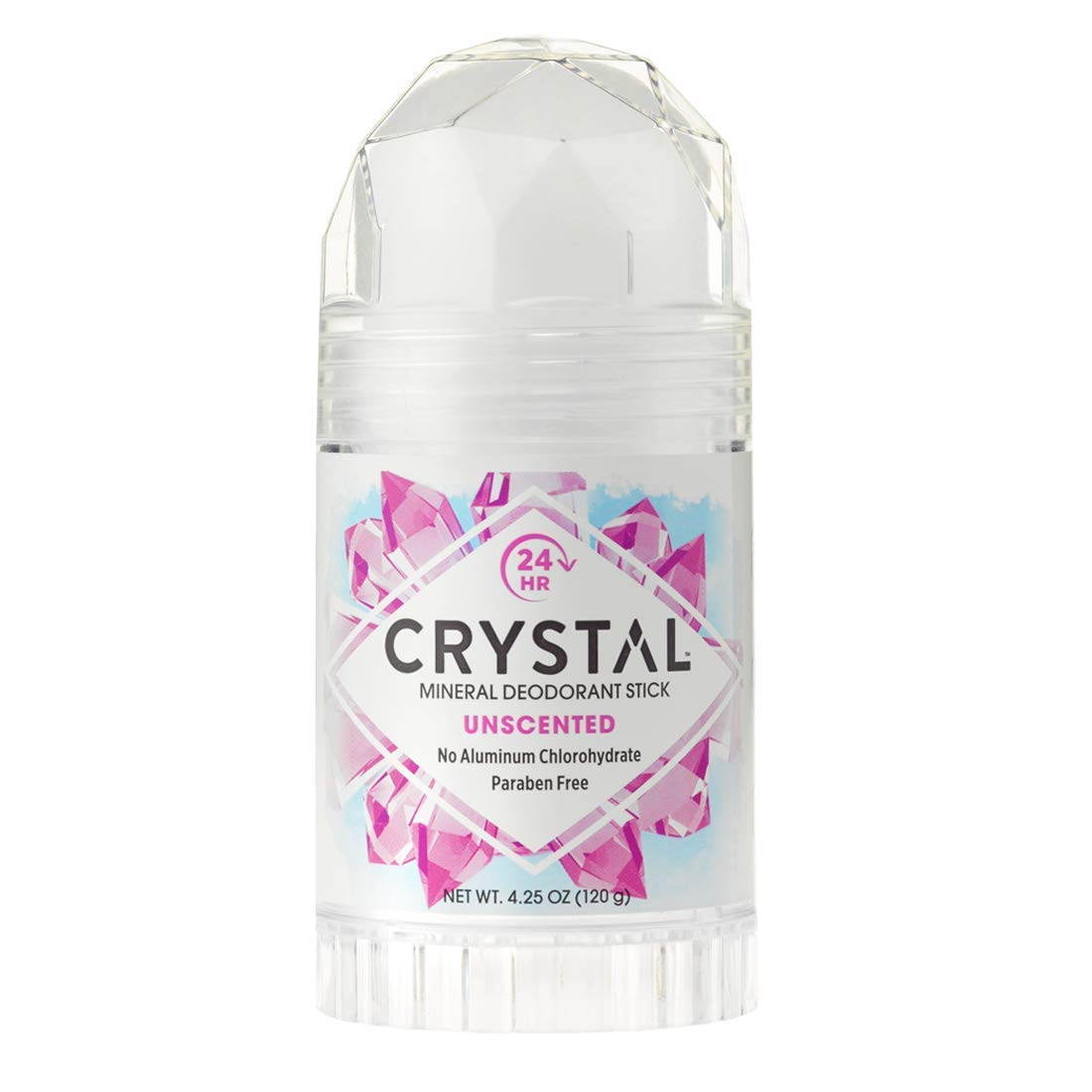 Crystal Body Deodorant Stick, 4 Count