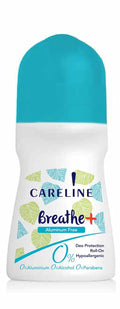 Careline Breathe Zero Roll on Deodorant Paraben, Aluminum, Alcohol Free Hypoallergenic 75ml