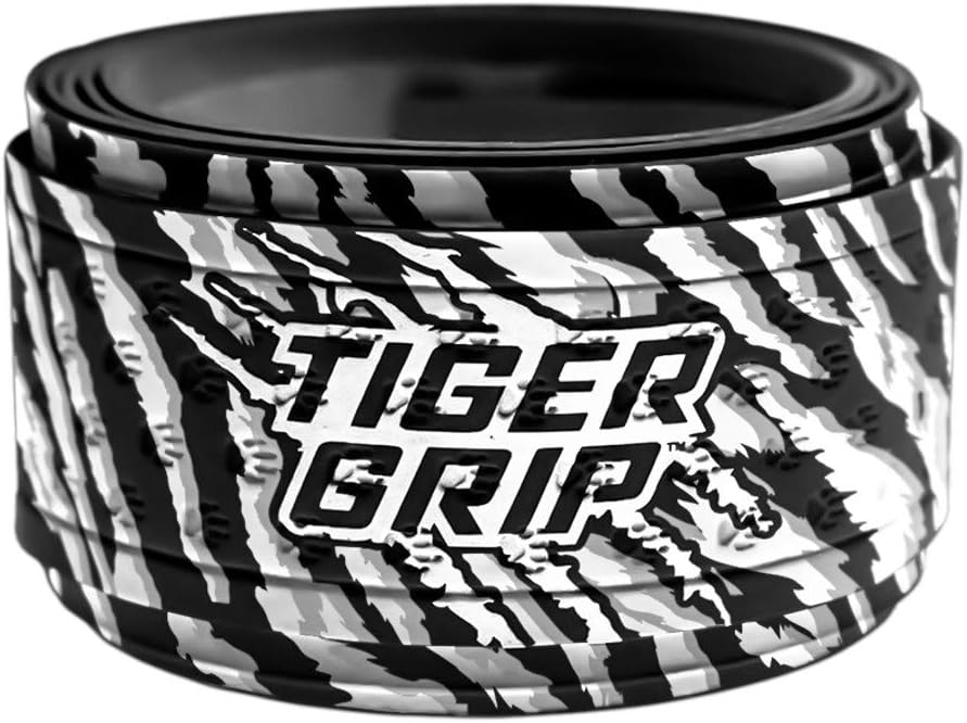 Bat Wrap/Bat Tape for Baseball and Softball - 0.5mm - Black Shadow(Blk and White)